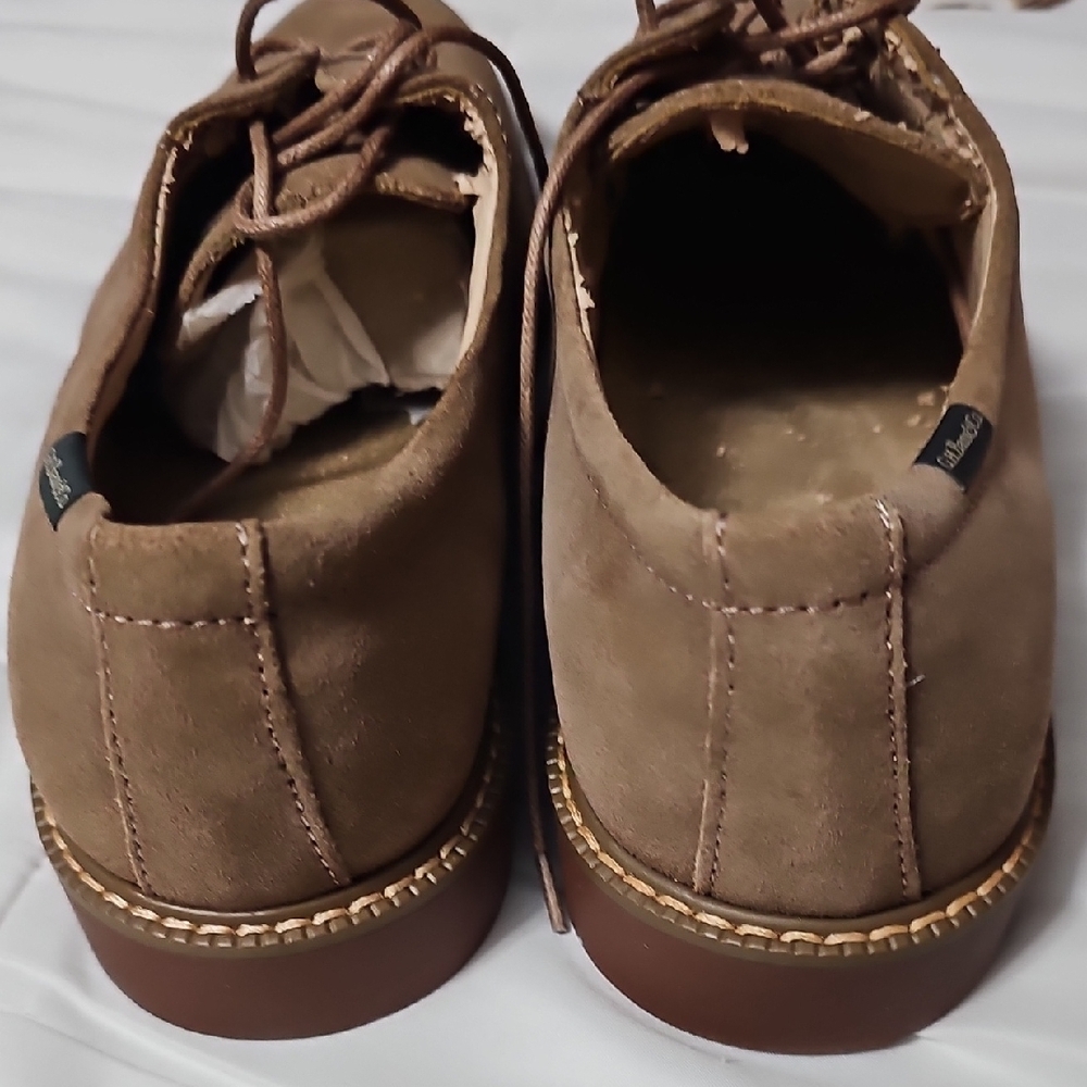 G.H. Bass & Co. Brown Suede Oxfords - Picture 4 of 7